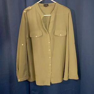 Zenobla Long Sleeve Blouse- Size 3X
